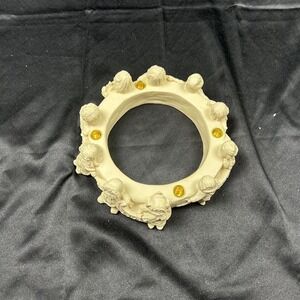 Abbey Press Children of the World Resin Taper Candle Holder Ring 70759 Cream